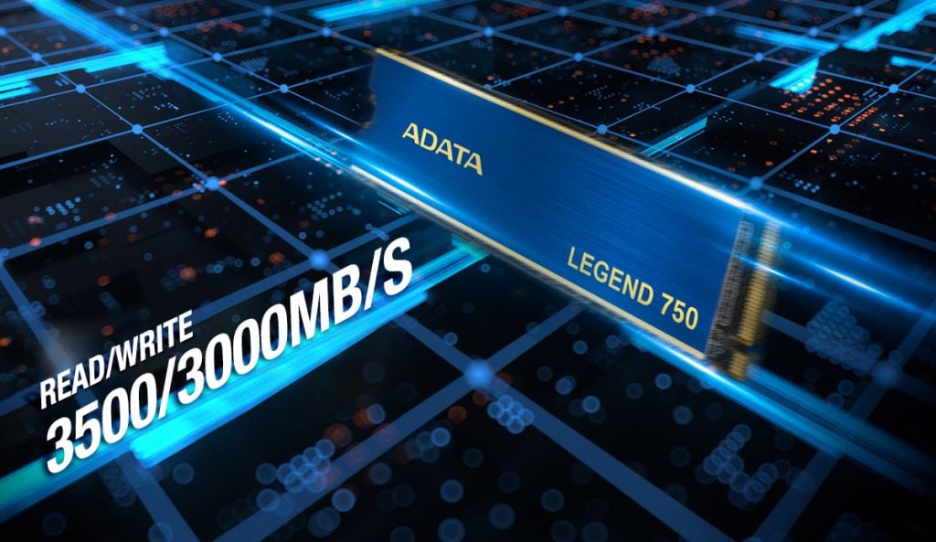 Adata Legend 750 500gb Pcie Nvme Okuma 3500mb Yazma 3000mb M 2 Ssd Aleg 750 500gcs H1