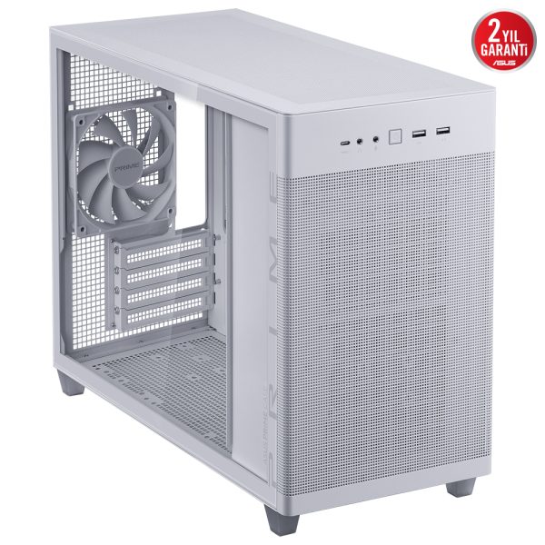 Asus Prime Ap201 Usb 3 2 Tempered Glass Mesh Microatx Beyaz Kasa 7