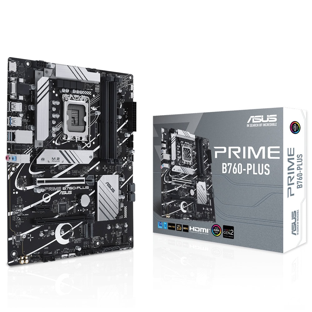 Asus Prime B760 Plus 7200mhz Oc Ddr5 Soket 1700 M 2 Hdmi Dp Vga Atx Anakart Y1