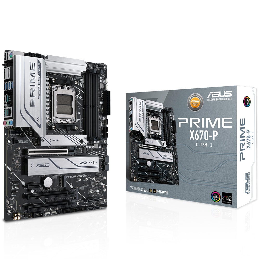 Asus Prime X670 P Csm 6400mhz Oc Ddr5 Soket Am5 M 2 Hdmi Dp Atx Anakart