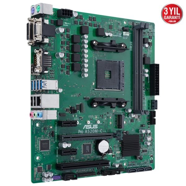Asus Pro A520m C Csm 4600mhzoc Ddr4 Soket Am4 M 2 Vga Dvi Hdmi Matx Anakart 2