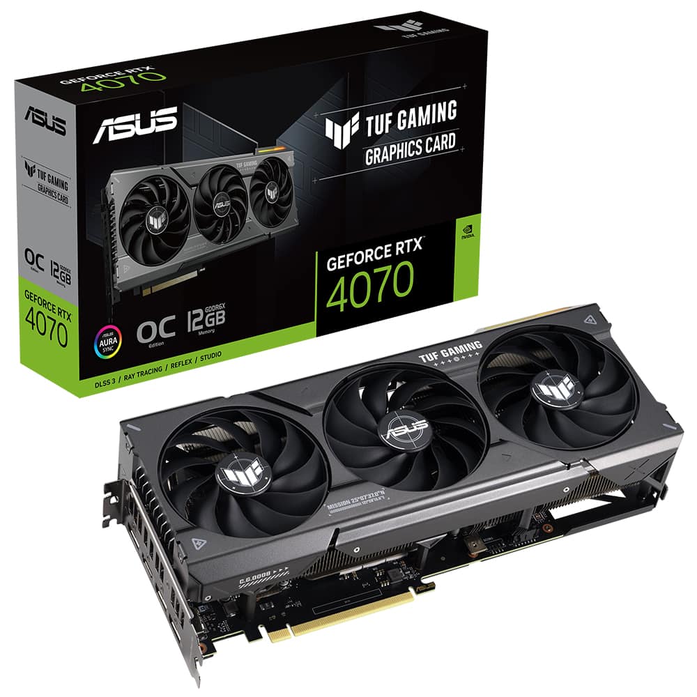 Asus Tuf Gaming Geforce Rtx 4070 Oc 12gb Gddr6x 192 Bit Ekran Karti
