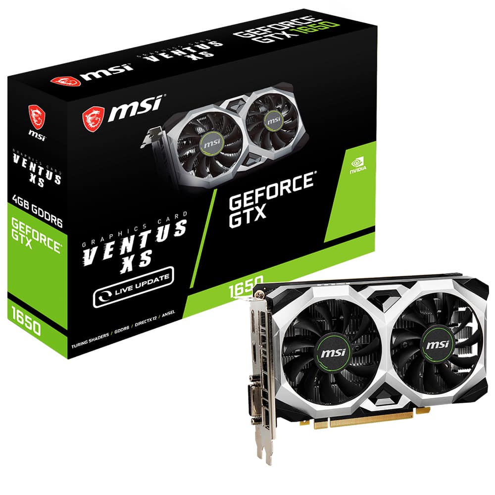 Msi Geforce Gtx 1650 D6 Ventus Xs V1 4gb Gddr6 128 Bit Ekran Karti