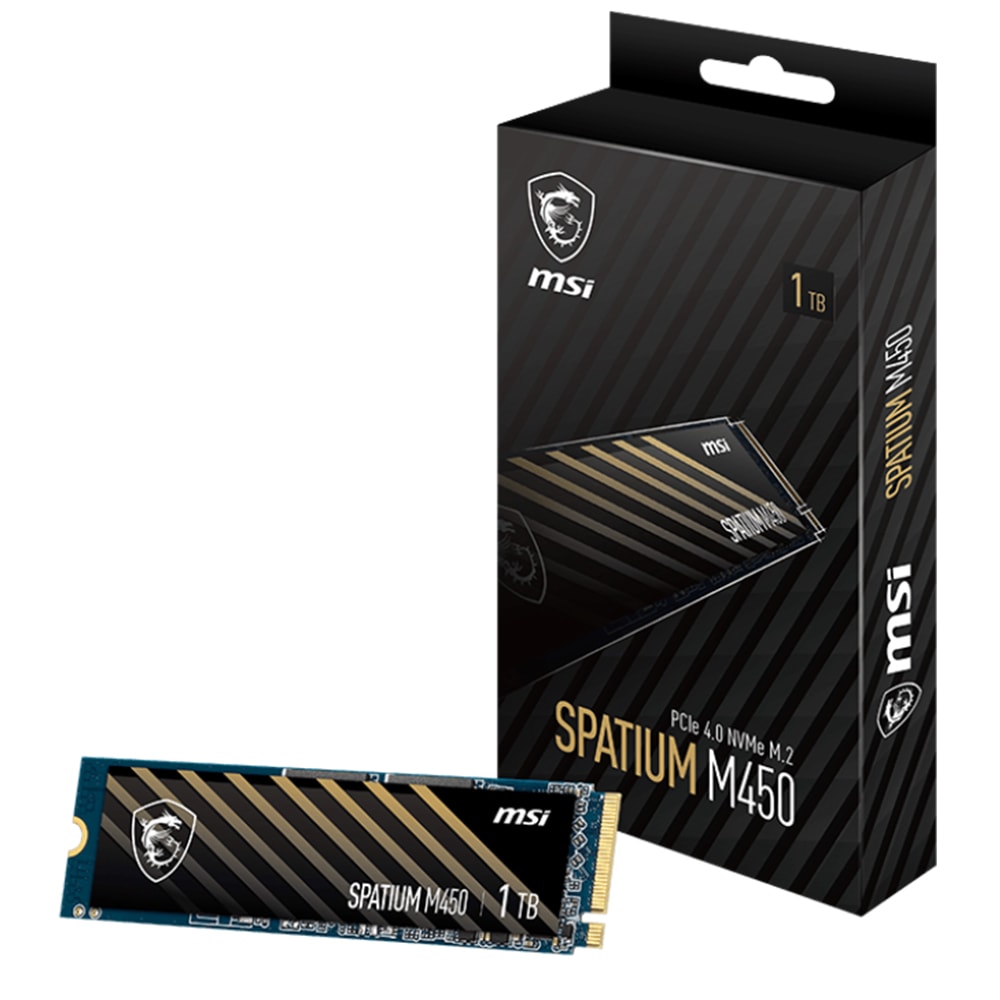 Msi Spatium M450 Pcie 4 0 3600mb Okuma 3000mb Yazma M 2 Ssd