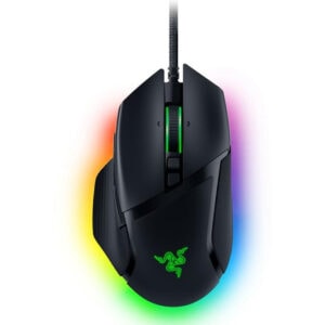Razer Basilisk V3 RGB Siyah Kablolu Gaming Mouse, RGB aydınlatmalı, ergonomik tasarım ve yüksek hassasiyetli sensör ile oyun performansını artırır.