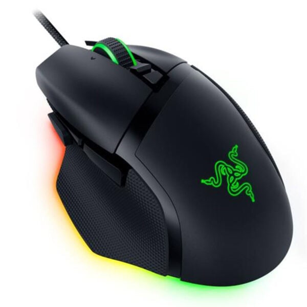 Razer Basilisk V3 RGB Siyah Kablolu Gaming Mouse, RGB aydınlatmalı, ergonomik tasarım ve yüksek hassasiyetli sensör ile oyun performansını artırır.