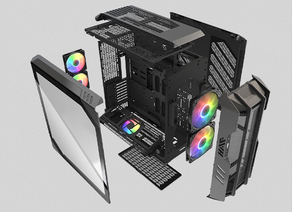 Cooler Master CM HAF700 ARGB Beyaz Kasa a12