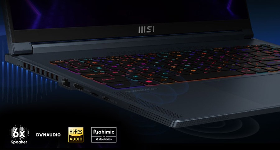 MSI STEALTH 16 STUDIO A13VF-071TR Gaming Laptop – SURROUND SES SİSTEMİ