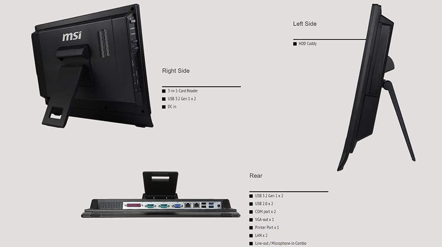 MSI PRO 16T 10M-252TR All In One Bilgisayar a15