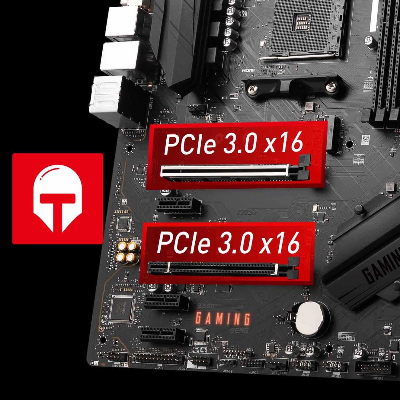 MSI B550 Gaming GEN3 Anakart – Integrated Cooling Features