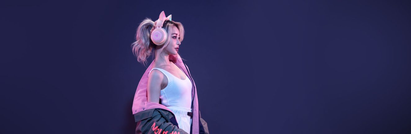 Razer Kraken Kitty Oyuncu Kulaklığı a7