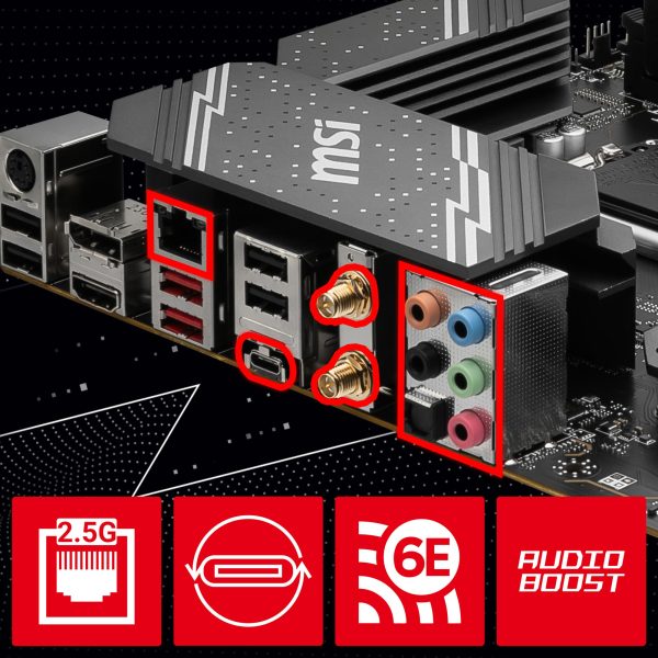 MSI B760 Gaming Plus WiFi Anakart a9