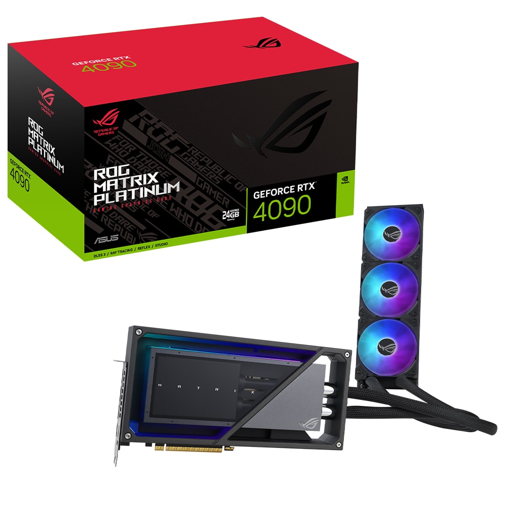 Asus Rog Matrix Geforce Rtx 4090 Platinum 24gb Gddr6x 384 Bit Argb Dlss3 Sivi Sogutuculu Ekran Karti