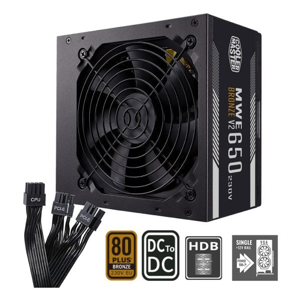 Cooler Master Cmp 510 Argb Siyah Mid Tower 650w 80 Bronze Gaming Kasa Cp510 Kgnn65 S01 5