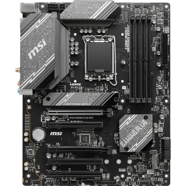 Msi B760 Gaming Plus Wifi 6800mhz Oc Ddr5 Soket 1700 M 2 Dp Hdmi Atx Anakart Yh2