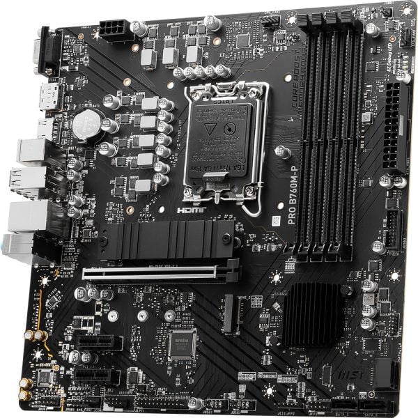 Msi Pro B760m P 6800mhz Oc Ddr5 Soket 1700 M 2 Dp Hdmi Matx Anakart 0002 Msi Pro B760m P 3d2