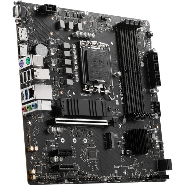 Msi Pro B760m P 6800mhz Oc Ddr5 Soket 1700 M 2 Dp Hdmi Matx Anakart 0003 Msi Pro B760m P 3d3