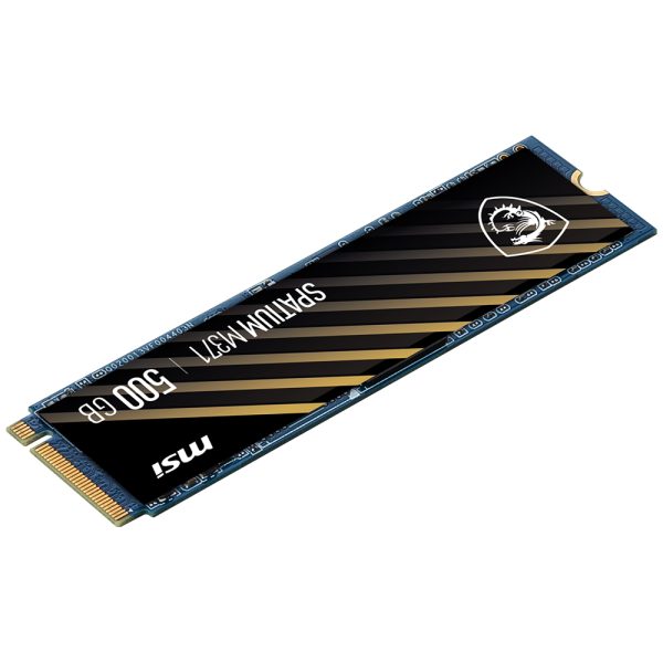 Msi Spatium M371 500gb Pcie Nvme Okuma 2200mb Yazma 1150mb M 2 Ssd 3