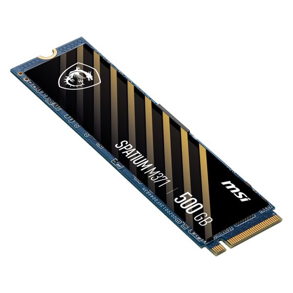 Msi Spatium M371 500gb Pcie Nvme Okuma 2200mb Yazma 1150mb M 2 Ssd 5
