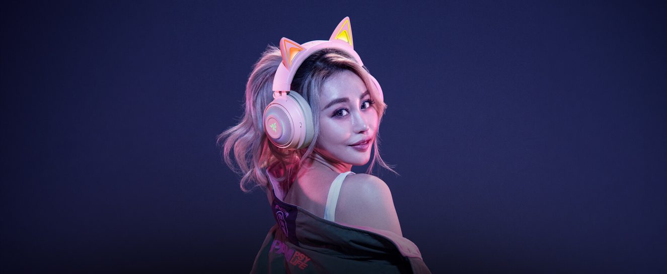 Razer Kraken Kitty Oyuncu Kulaklığı a1