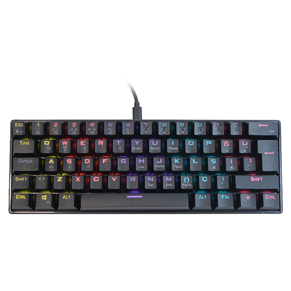 Xpg Summoner Mini Rgb Blue Switch Turkce Kablolu Gaming Klavye Y1