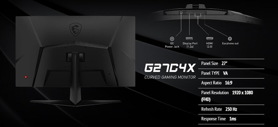 MSI G27C4X Monitör a14