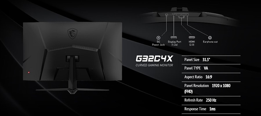 MSI G32C4X Monitör a14