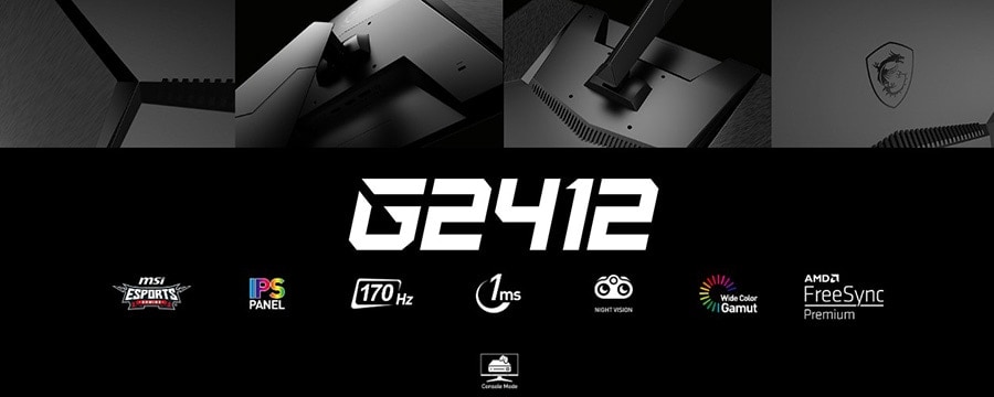 MSI G2412 23.8 inç Gaming Monitör – görsel 3