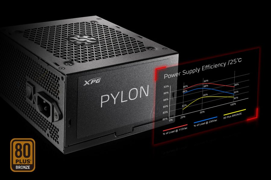 XPG Pylon 550W Güç Kaynağı – BRONZ Sınıfında DC-DC Devresi