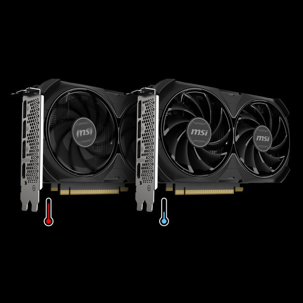 MSI GeForce RTX 4060 Ti VENTUS 2X BLACK 8GB OC Ekran Kartı a4
