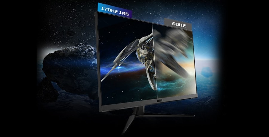MSI G2412 23.8 inç Gaming Monitör – 170HZ TAZELEME ORANI + 1MS TEPKİ SÜRESİ