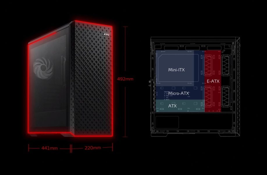 XPG Defender Pro Gaming Kasa – Çok Yönlü G/Ç Bağlantı Noktası