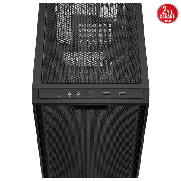 Asus A21 Temperli Cam Usb 3 0 Matx Mesh Siyah Mid Tower Kasa 11