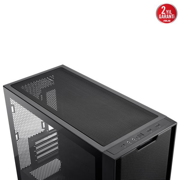 Asus A21 Temperli Cam Usb 3 0 Matx Mesh Siyah Mid Tower Kasa 12