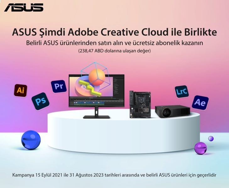 ASUS ŞİMDİ ADOBE CREATIVE CLOUD İLE BİRLİKTE ASUS ŞİMDİ ADOBE CREATIVE CLOUD İLE BİRLİKTE