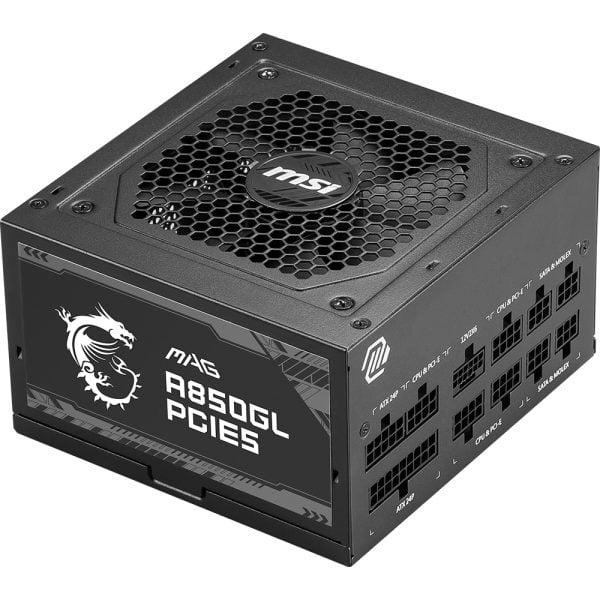 Msi Mag A850gl 850w 80 Gold Full Moduler 120mm Fanli Psu 2