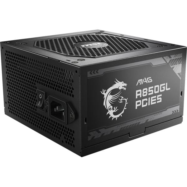 Msi Mag A850gl 850w 80 Gold Full Moduler 120mm Fanli Psu 6