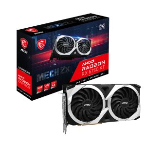 Msi Radeon Rx 6750 Xt Mech 2x 12g Oc 12gb Gddr6 192 Bit Ekran Karti F1