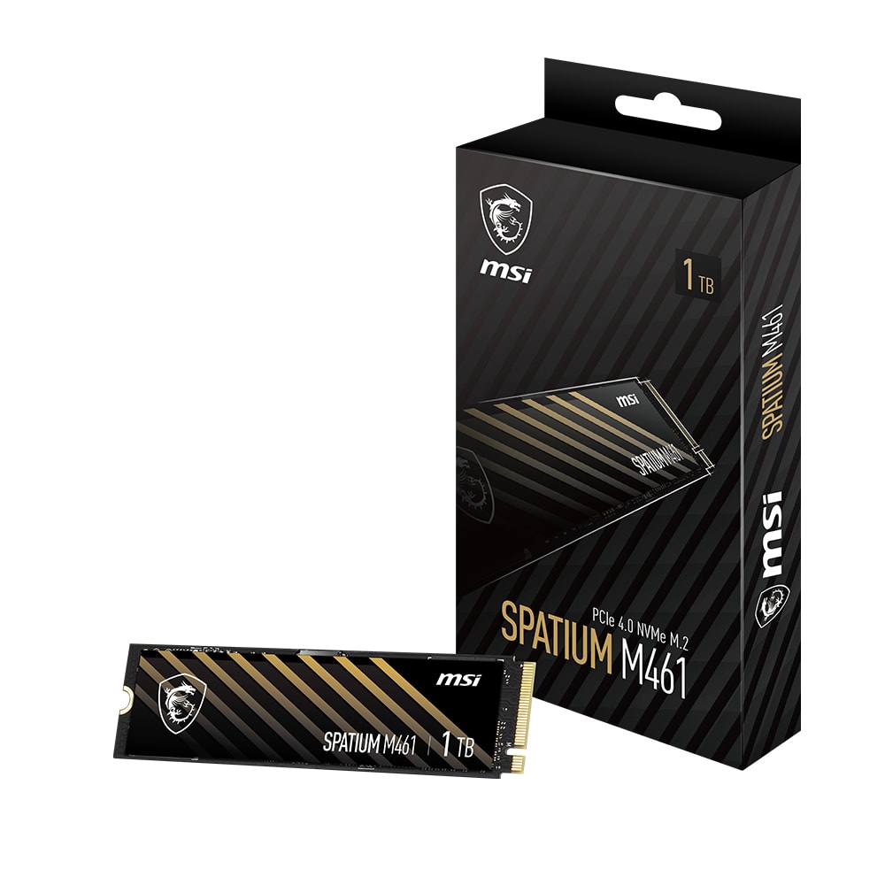 Msi Spatium M461 1tb Nvme Okuma 3500 Yazma W5000 M 2 Ssd 1
