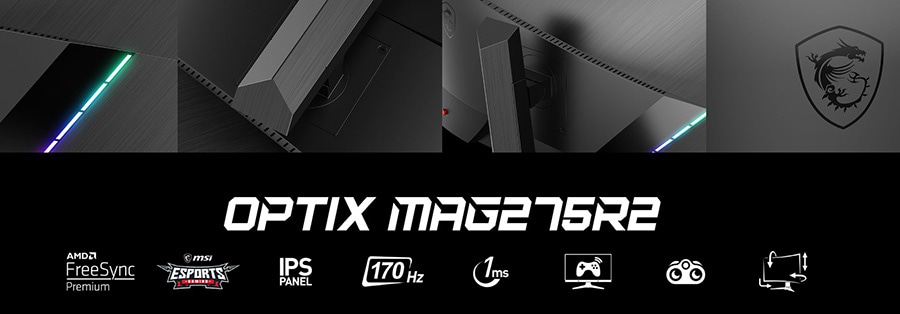 MSI Optix MAG275R2 27 inç Gaming Monitör – görsel 3