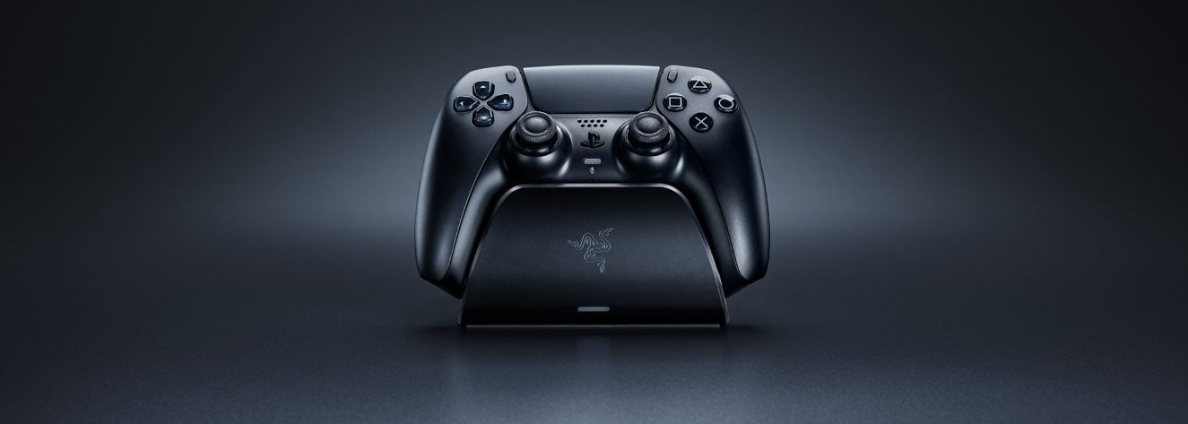 Razer Hızlı Şarj İstasyonu (PS5) - Siyah – PS5 DUALSENSE KABLOSUZ KONTROL CİHAZINIZLA UYUMLU
