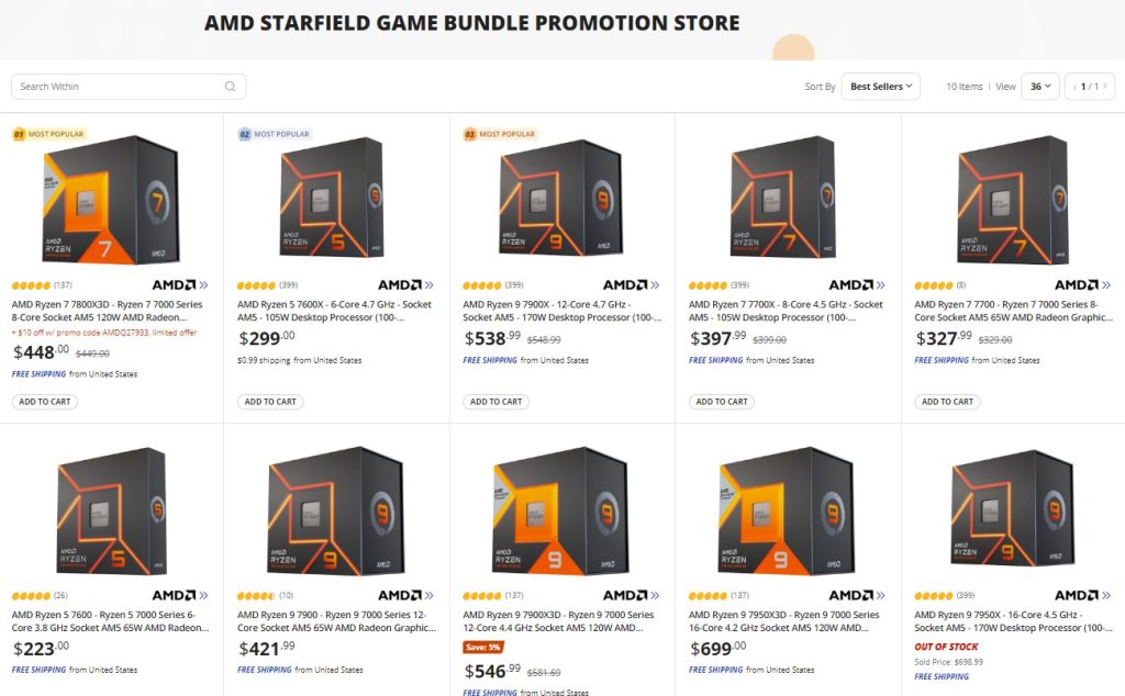 Amd Ryzen 7000 Cpu Serisiyle Birlikte Starfield Oyununu Paket Olarak Sunmaya Karar Verdi1