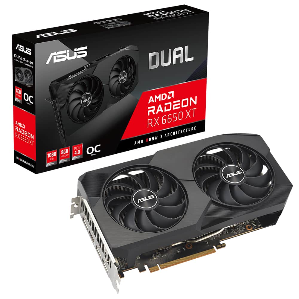 Asus Dual Radeon Rx 6650 Xt V2 Oc Edition 8gb Gddr6 128 Bit Ekran Karti 1