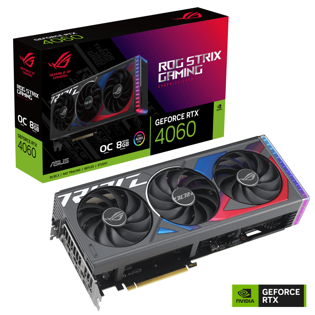 Asus Rog Strix Asus Dual Ve Proart Geforce Rtx 4060 Ekran Kartlarini Duyurdu 7