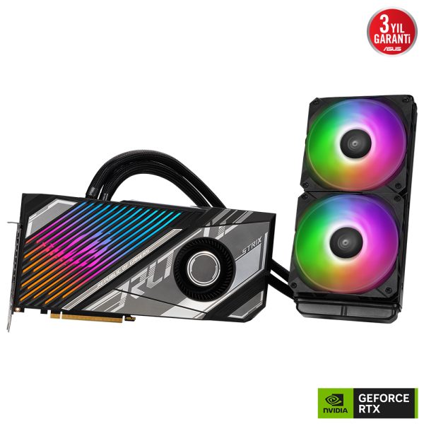 Asus Rog Strix Lc Geforce Rtx 4090 Oc 24gb Gddr6x 384 Bit Dlss 3 Ekran Karti Y1