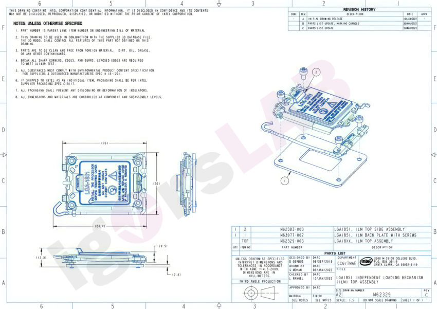 Intel Arrow Lake S Lga 1851 Platformu Muhtemelen Yeni Montaj Kiti Gerektirebilir 2