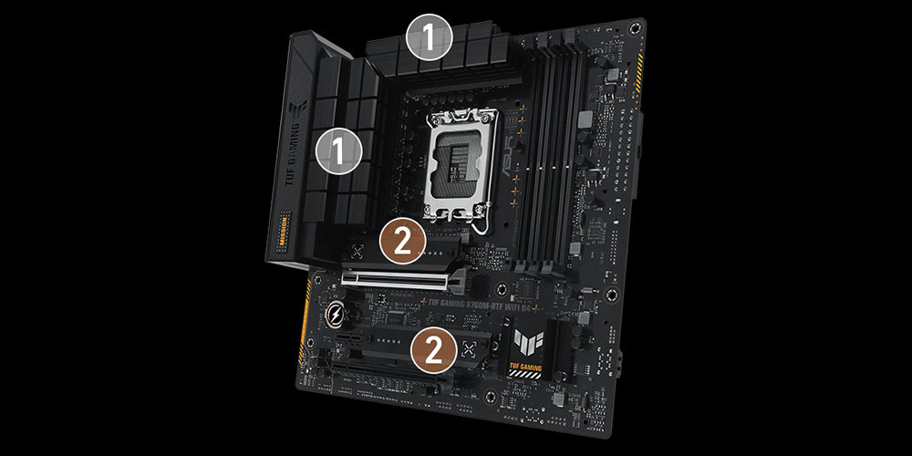 ASUS TUF GAMING B760M-BTF WIFI D4 Anakart a11