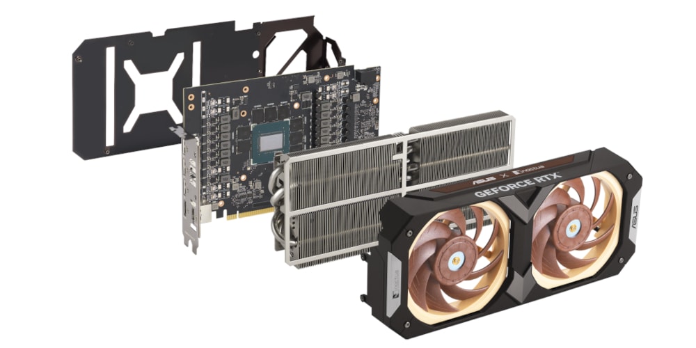 ASUS GeForce RTX™ 4080 16GB GDDR6X Noctua OC Edition ASUS GeForce RTX™ 4080 16GB GDDR6X Noctua OC Edition