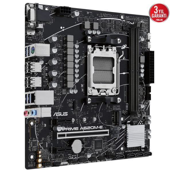 Asus Prime A620m E Csm 6400mhz Oc Ddr5 Soket Am5 M 2 Hdmi Dp Vga Matx Anakart 3