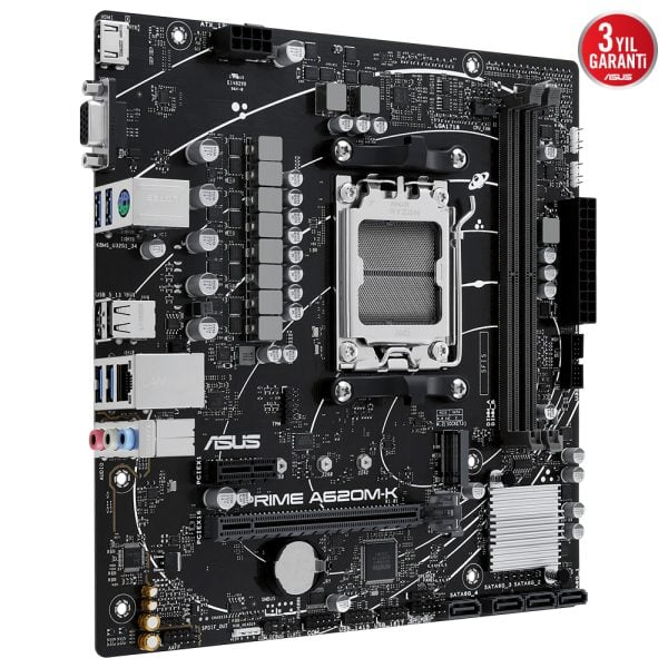 Asus Prime A620m K 6400mhz Ddr5 Soket Am5 M 2 Hdmi Matx Anakart 5